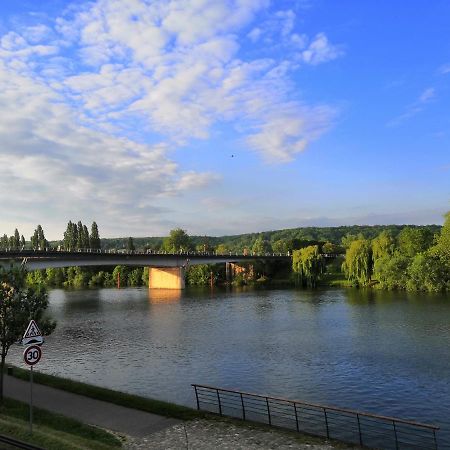 شقة Grand 2P Terrasse Bord De Seine مانت لا جولي المظهر الخارجي الصورة